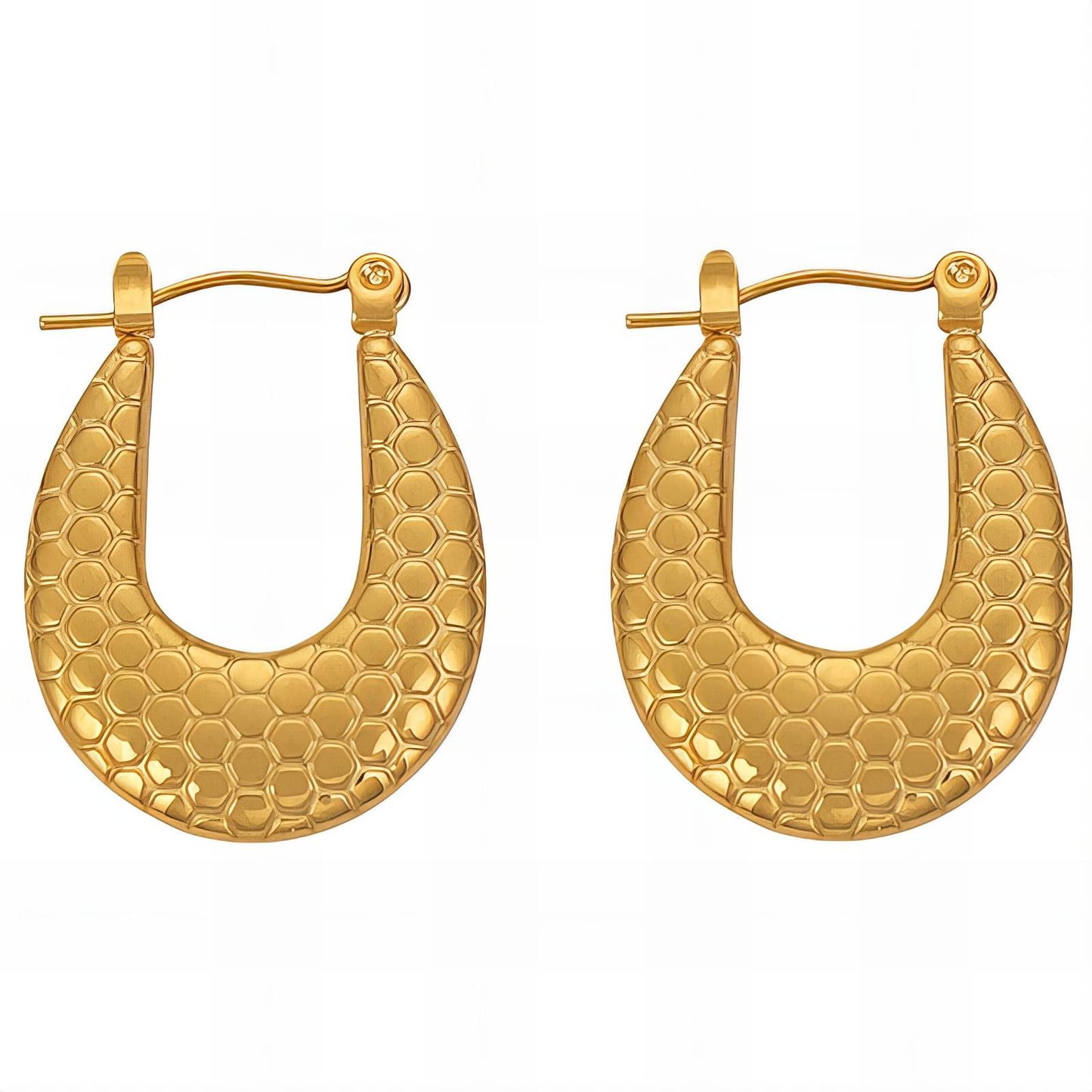 18K gold-plated Stainless-steel earrings