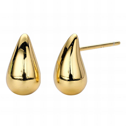 18K gold plated Stainless steel Teardrops earrings