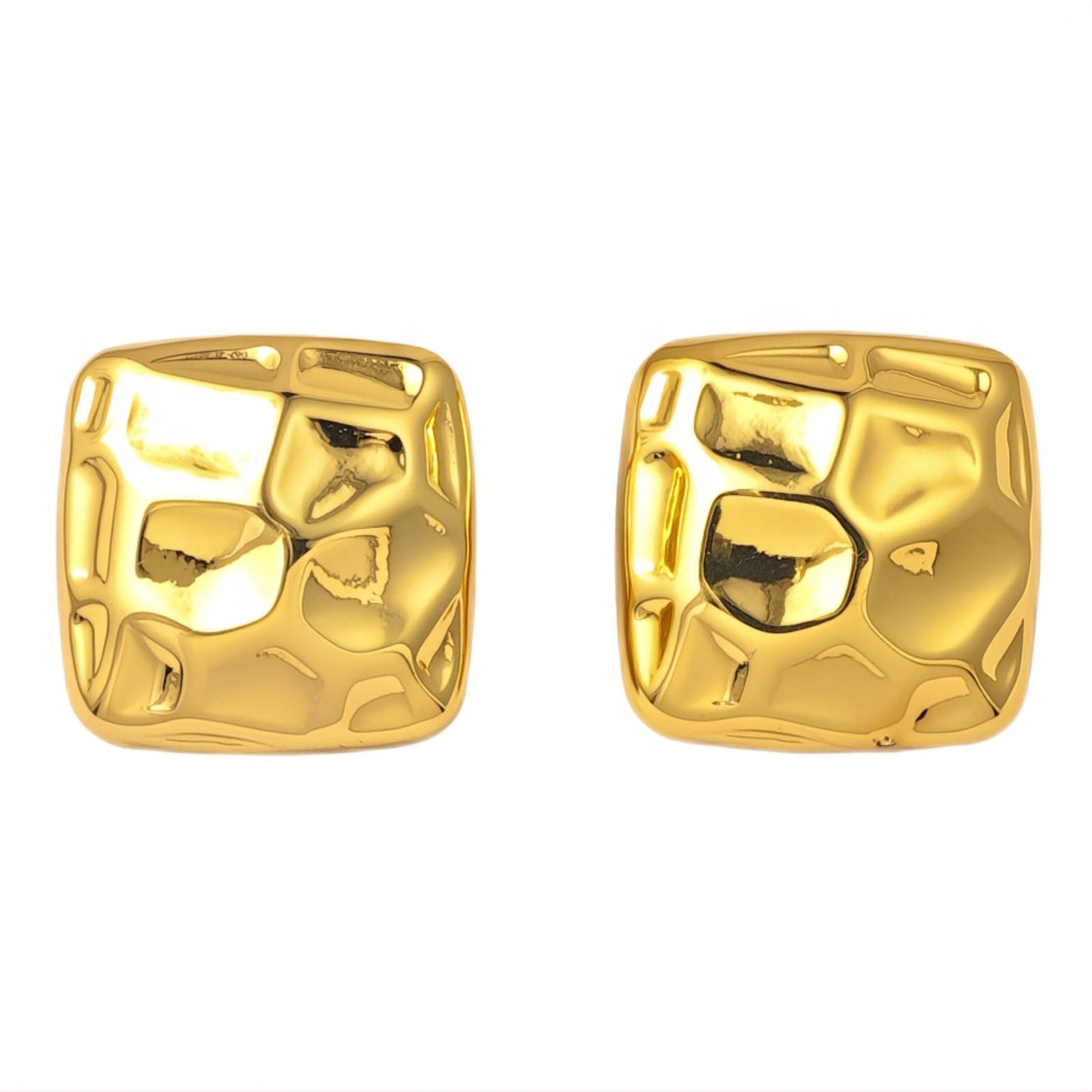 18K gold plated Stainless steel earrings