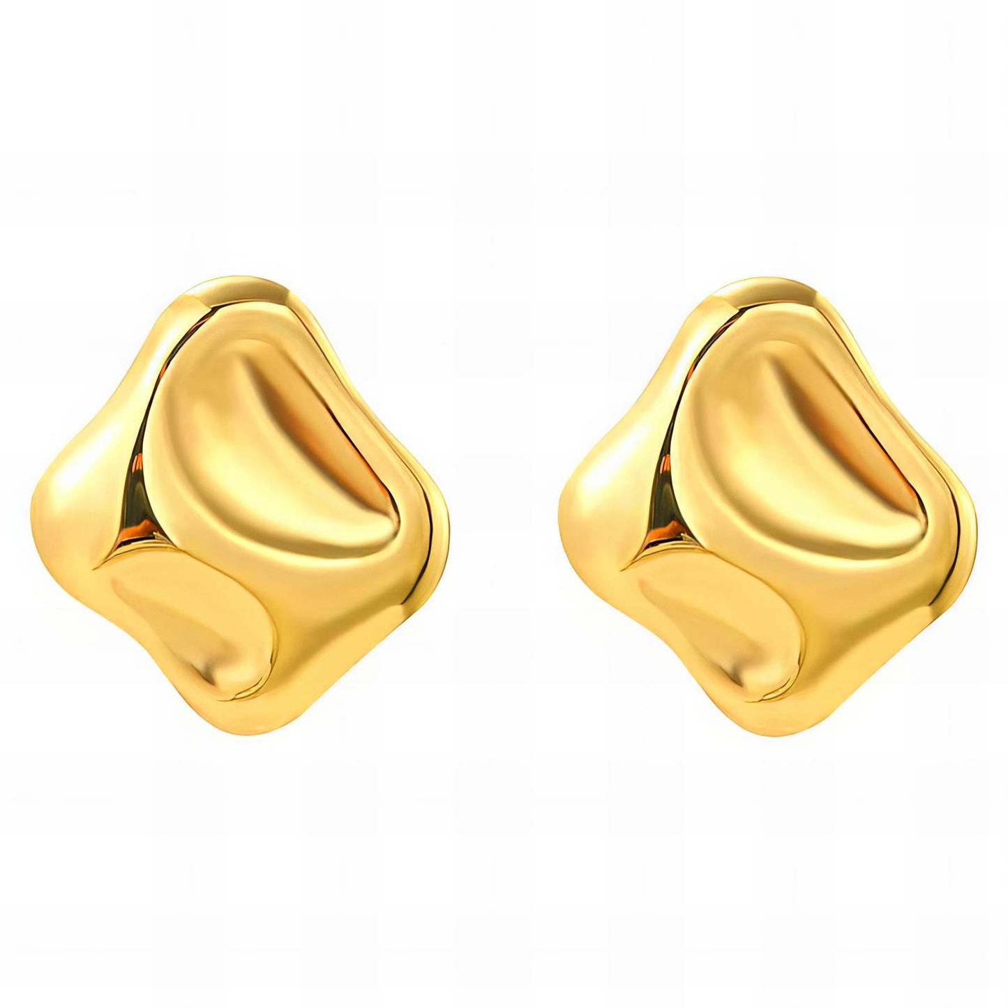 18K gold-plated Stainless-steel earrings