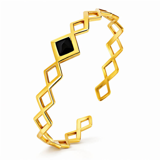 PVD Gold-Plated Stainless Steel Bracelet