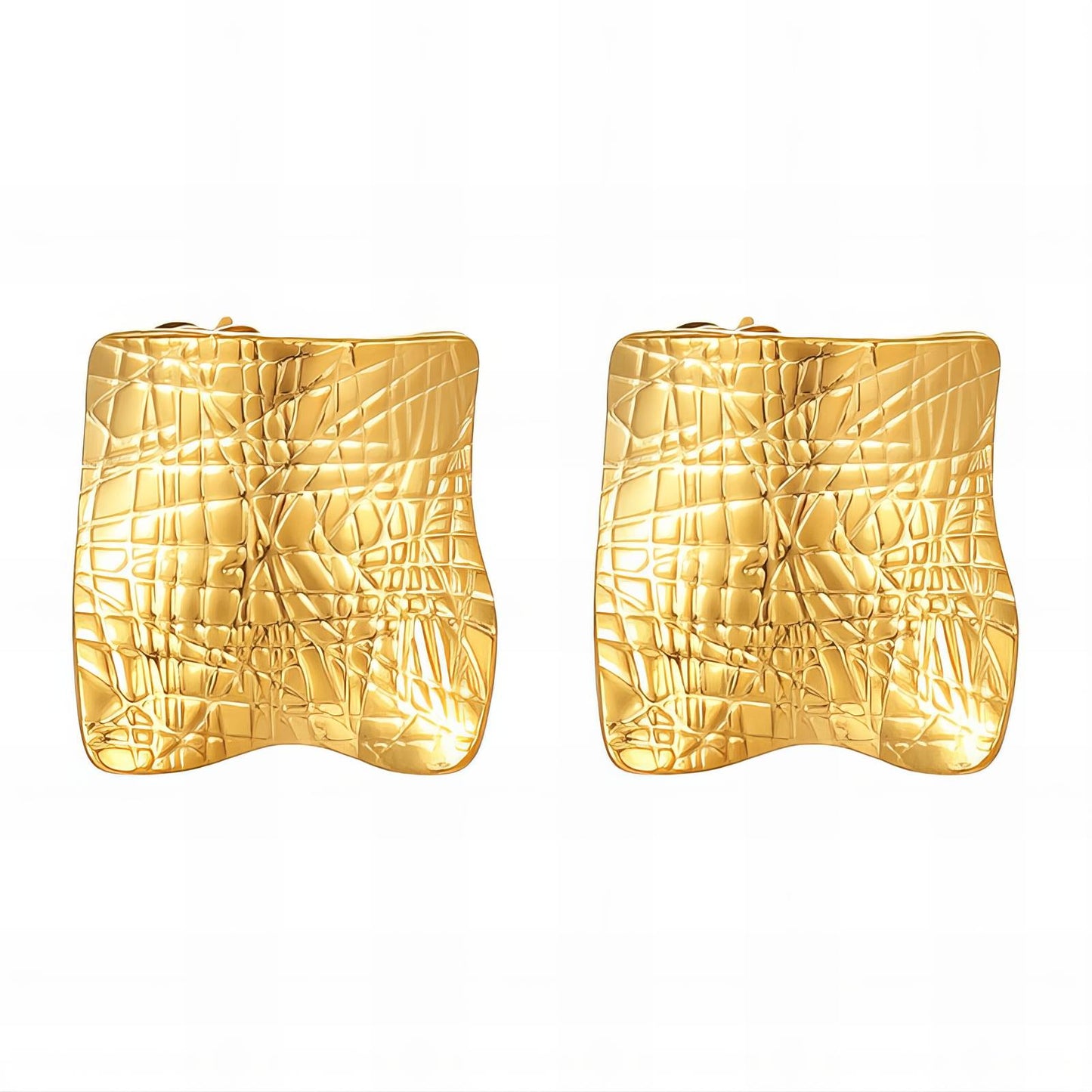 18K gold-plated Stainless-steel earrings