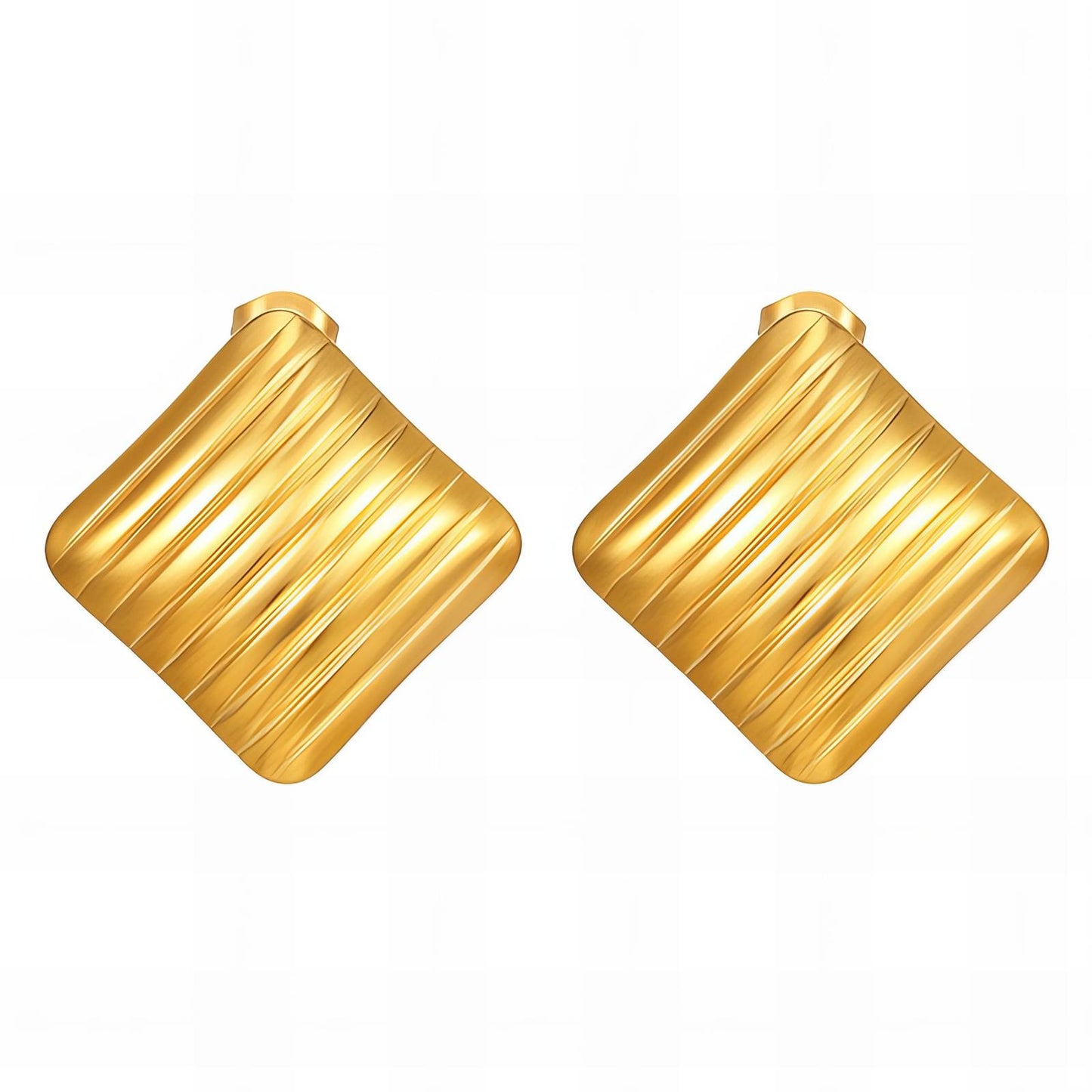 18K gold-plated Stainless-steel earrings