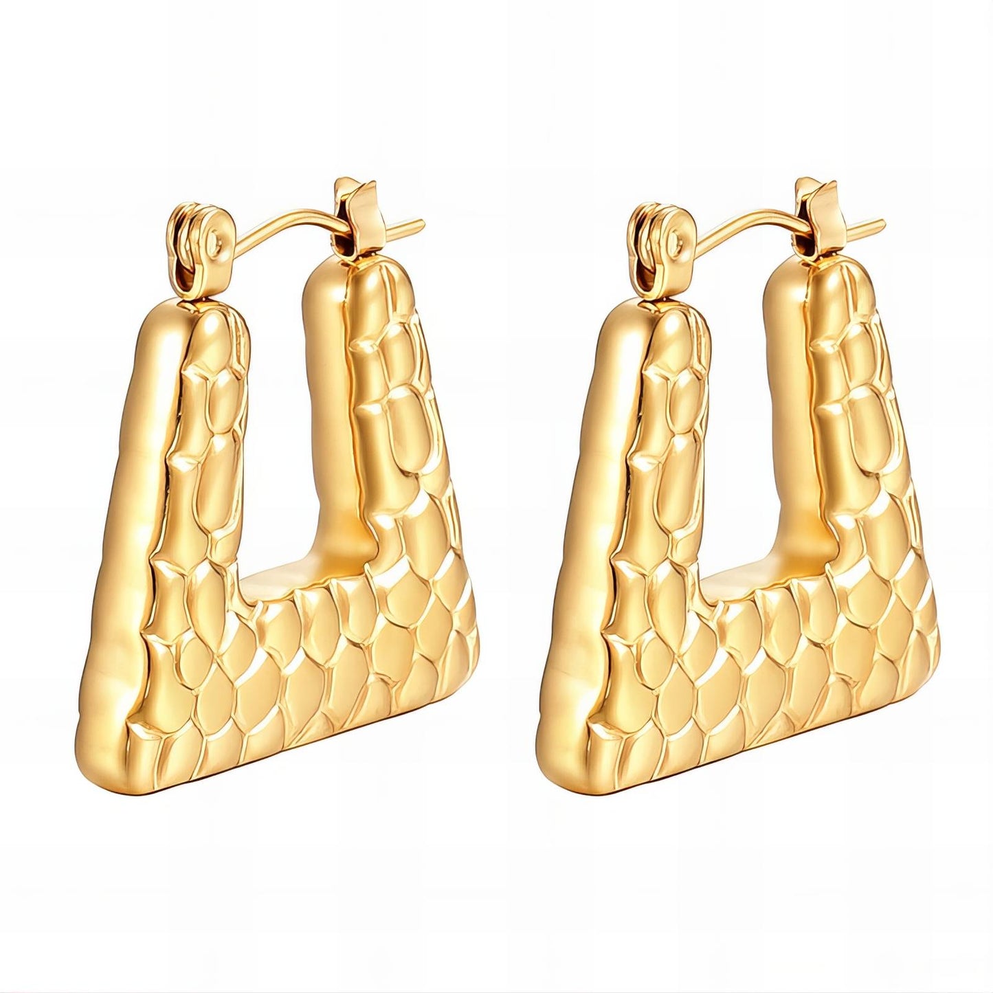 18K gold-plated Stainless-steel earrings