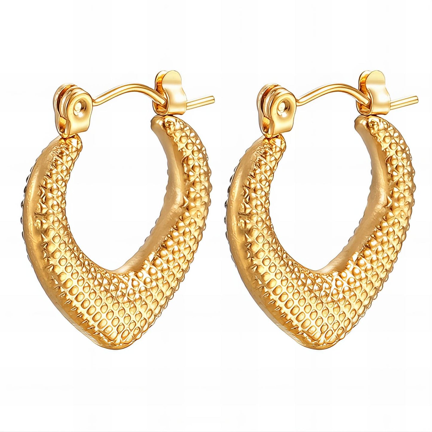 18K gold-plated Stainless-steel earrings