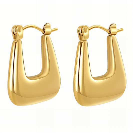 18K gold-plated Stainless-steel earrings