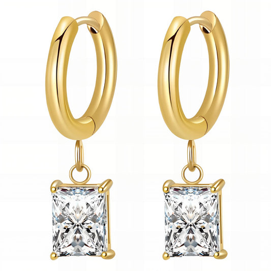 18K gold-plated Stainless-steel earrings