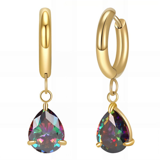 18K gold-plated Stainless-steel earrings