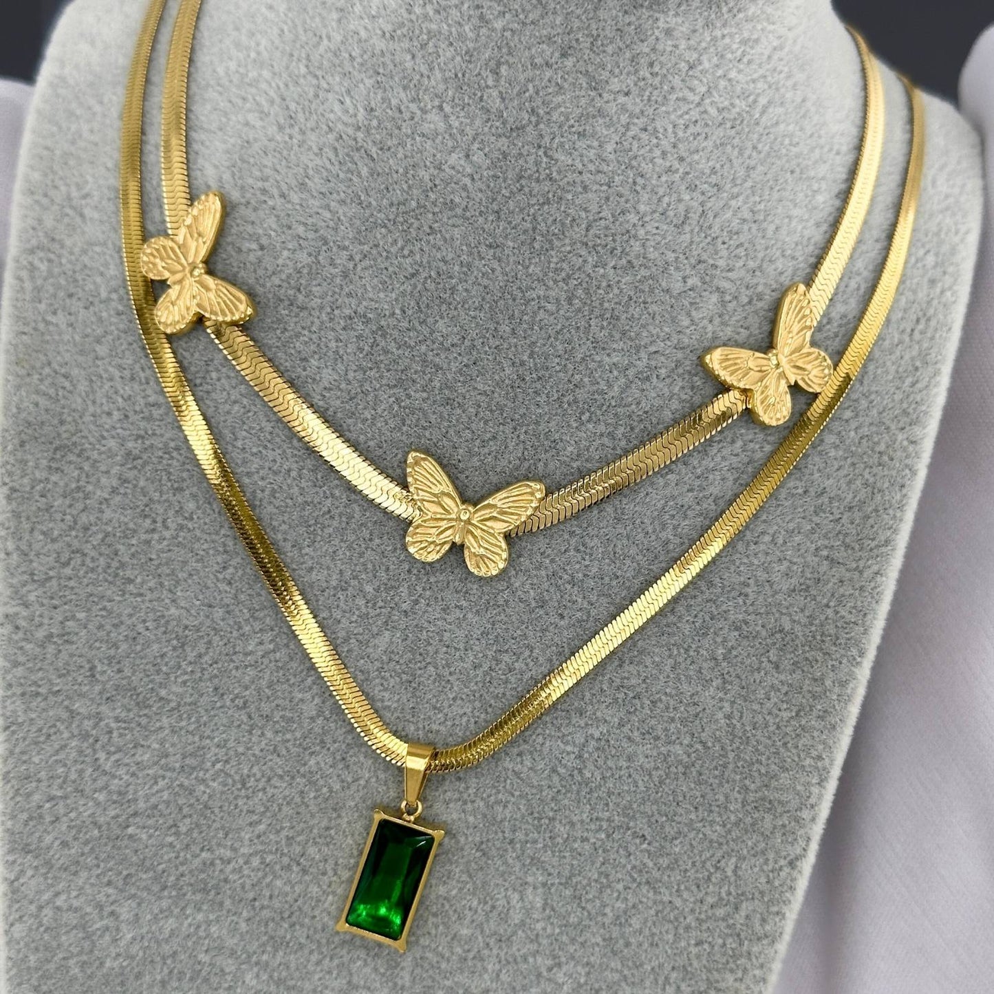 18K gold plated Stainless steel necklace