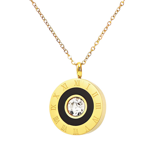 Necklace, 18K Gold Plated Steel