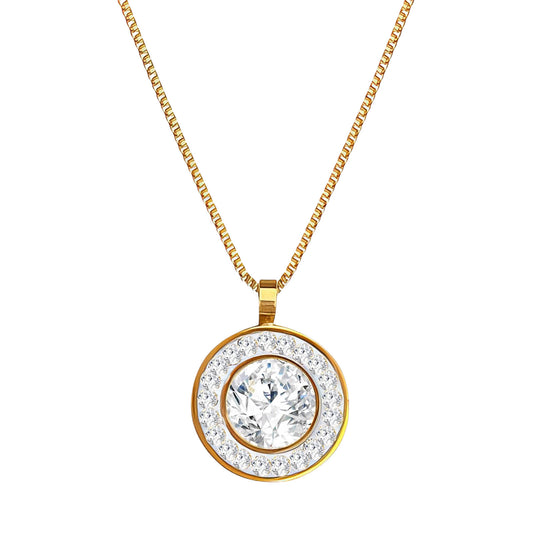 Necklace, 18K Gold Plated Steel