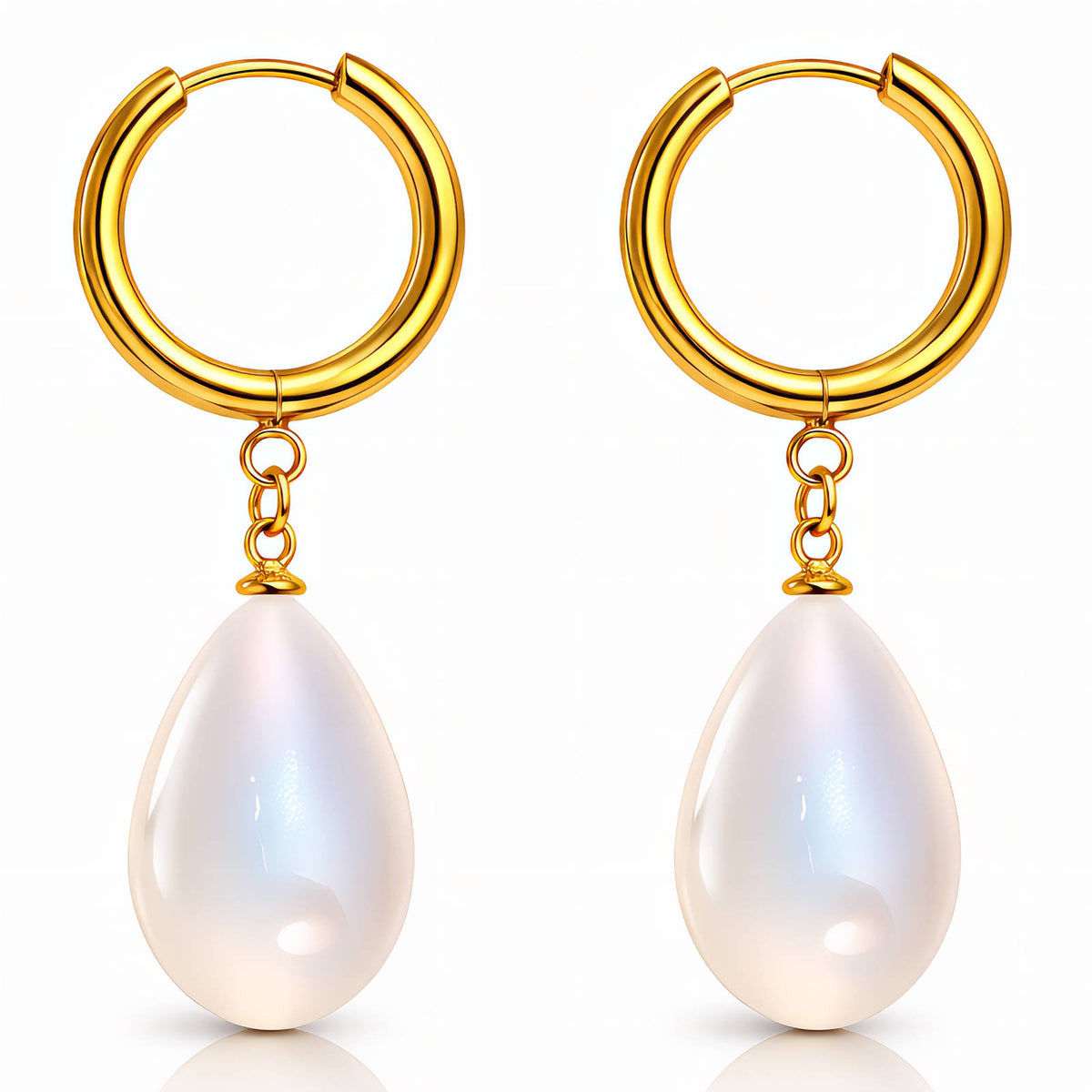 PVD Gold-Plated Stainless Steel Earrings