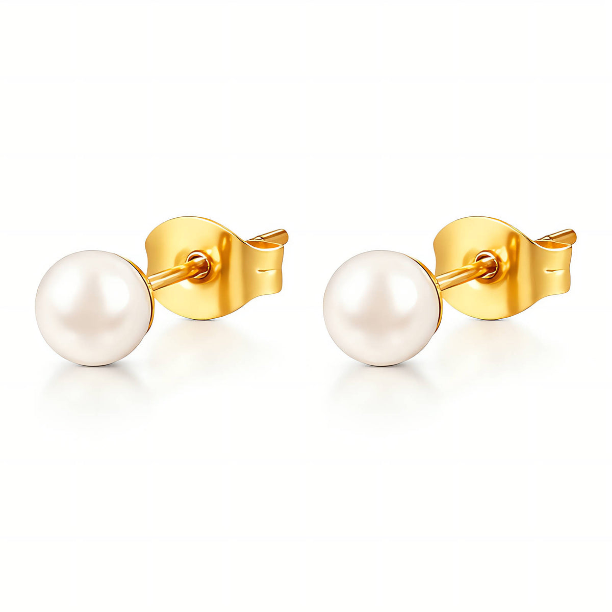 PVD Gold-Plated Stainless Steel Earrings