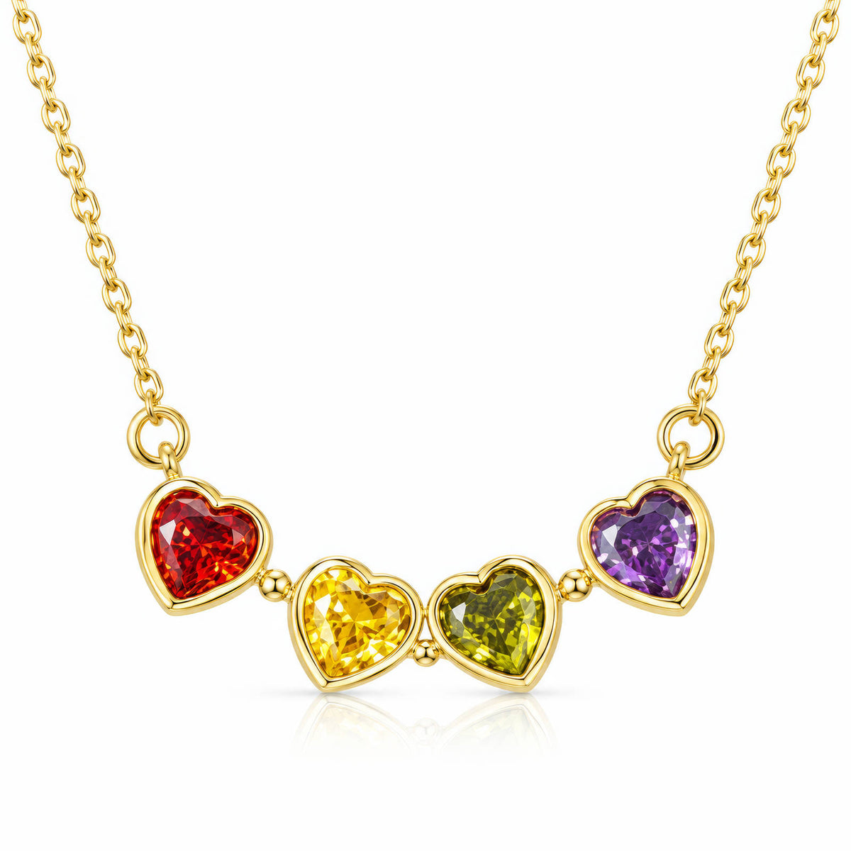 Flower PVD Gold-Plated Steel Necklace