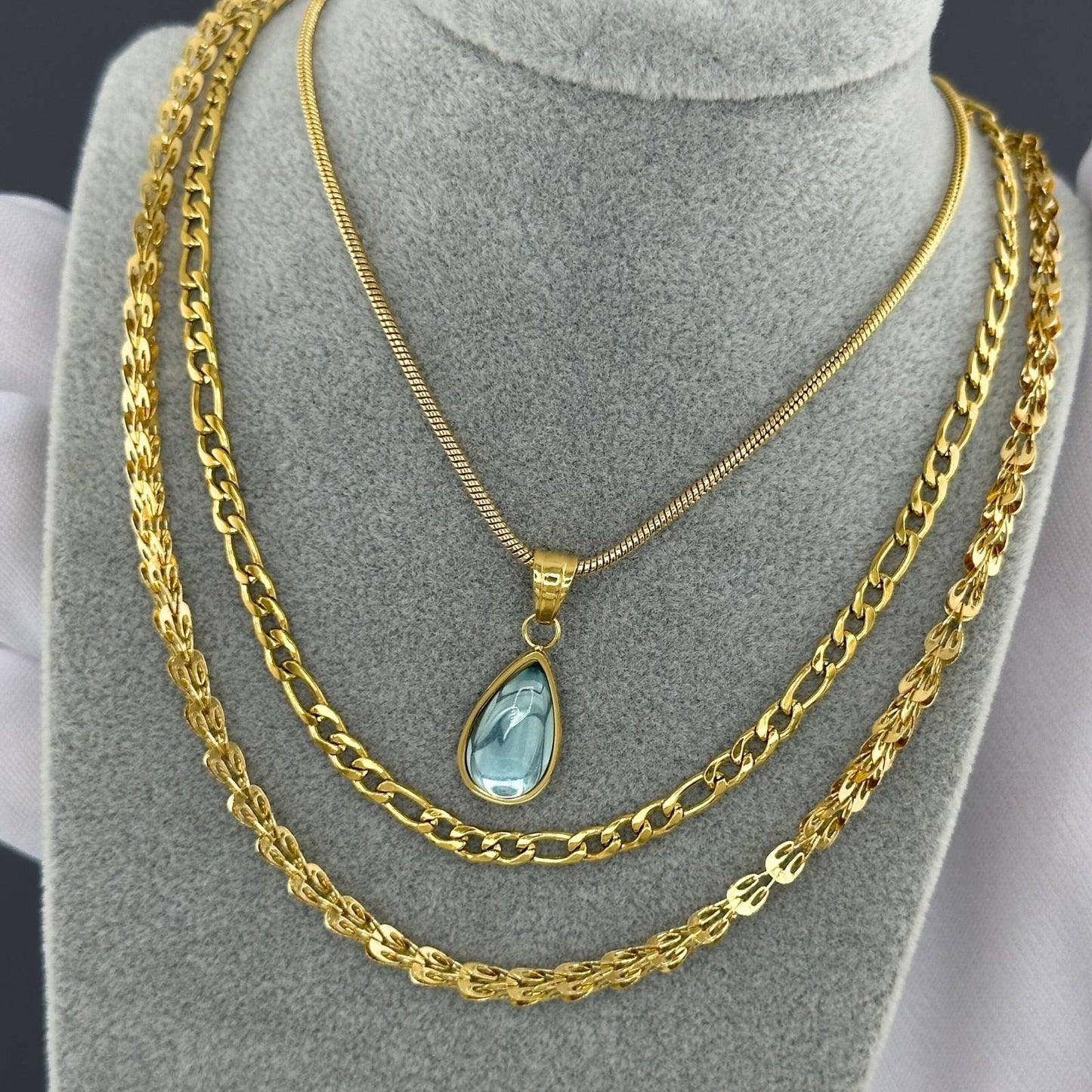 18K gold plated Stainless steel necklace