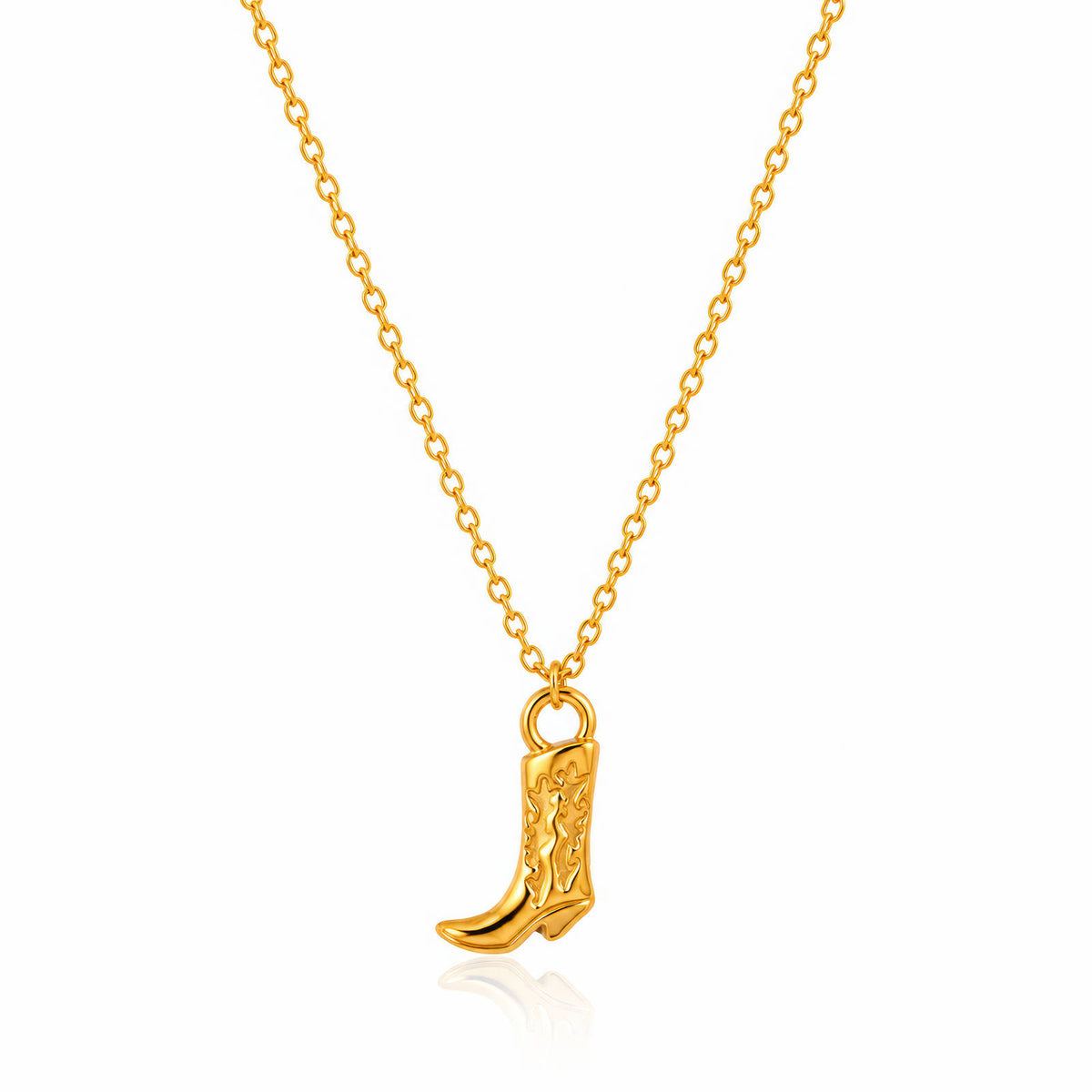 PVD Gold-Plated Stainless Steel Necklace - Intensity