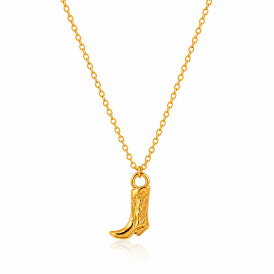 PVD Gold-Plated Stainless Steel Necklace - Intensity