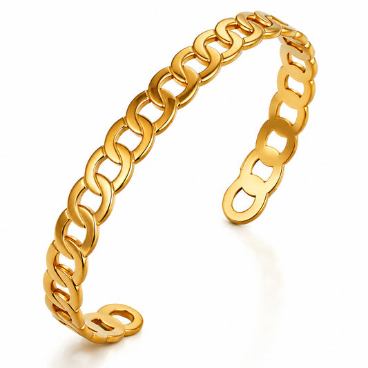 PVD Gold-Plated Stainless Steel Bracelet