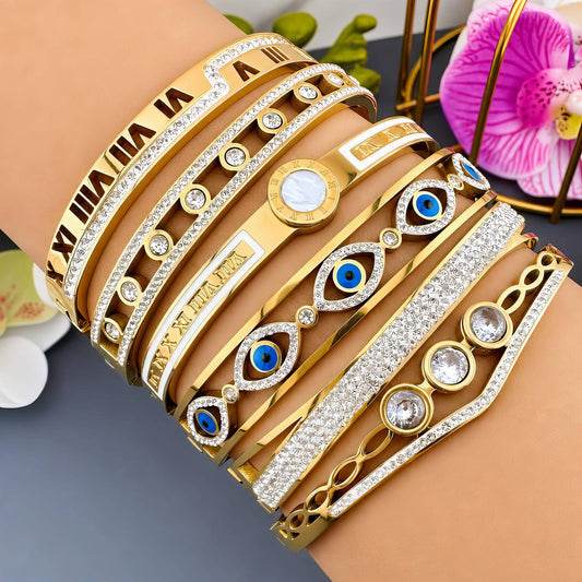 PVD Gold-Plated Stainless Steel Bracelet