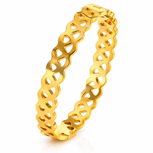 PVD Gold-Plated Stainless Steel Bracelet