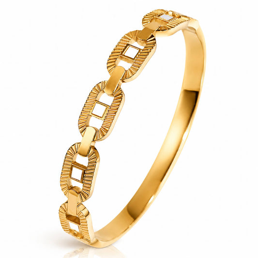 PVD Gold-Plated Stainless Steel Bracelet