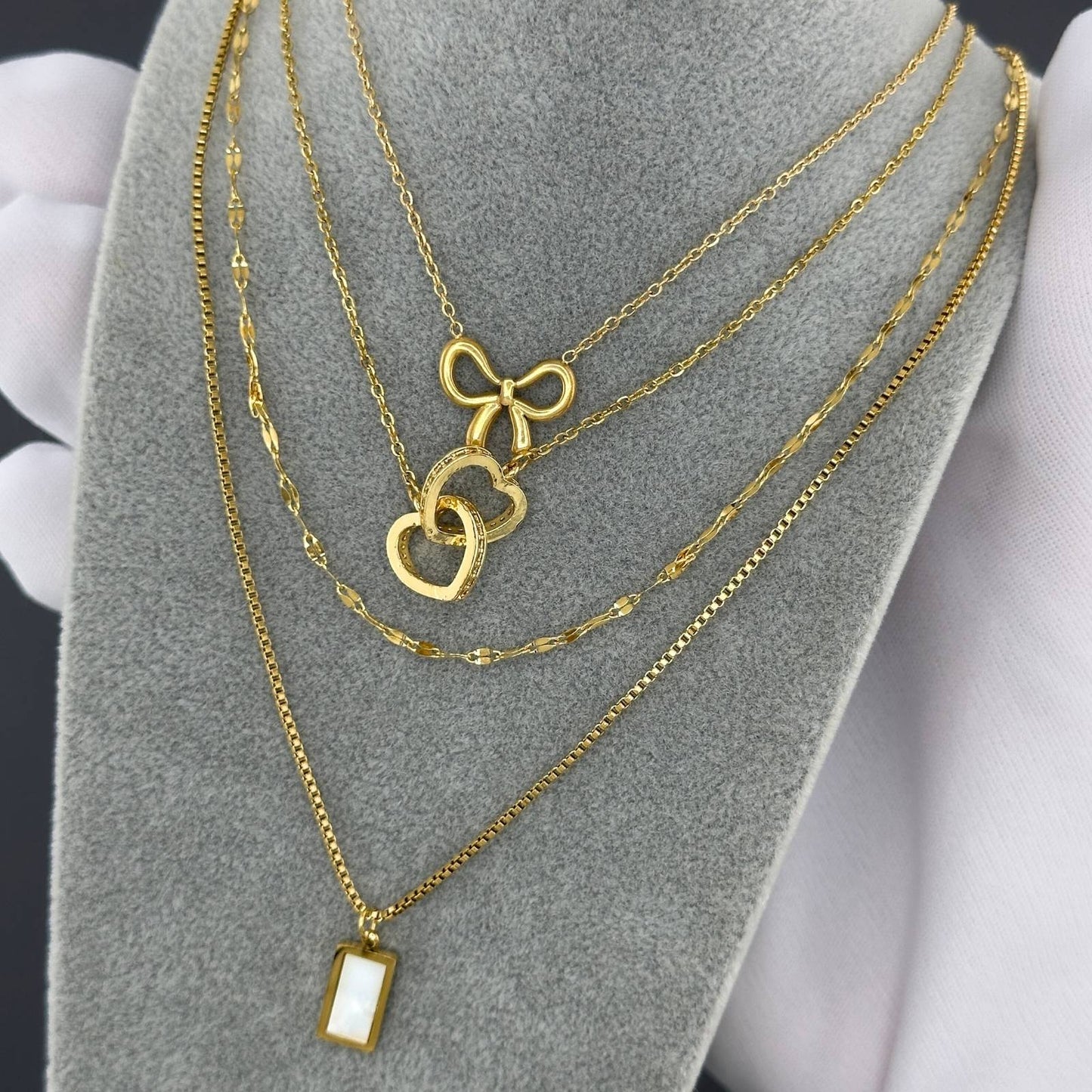 18K gold plated Stainless steel necklace