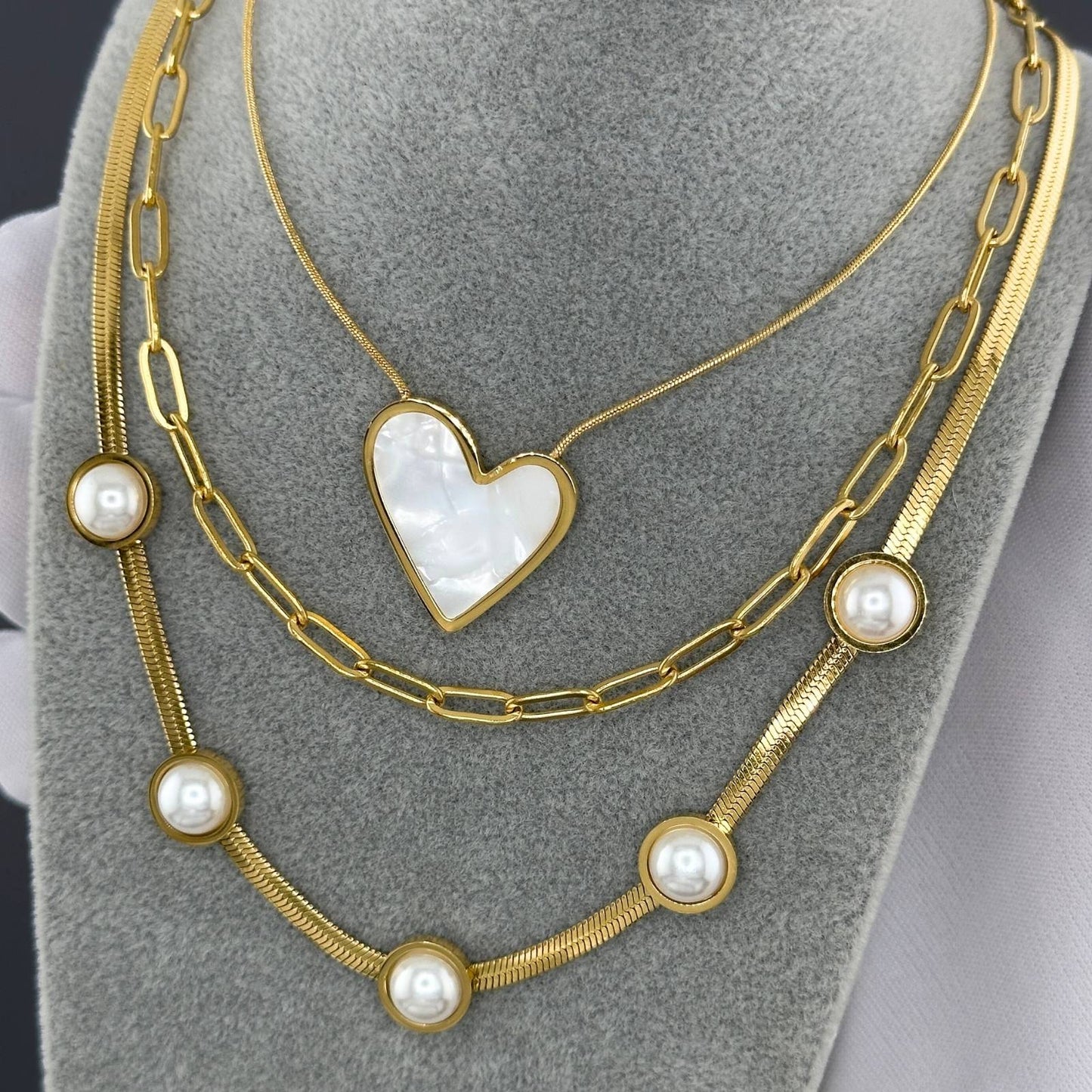 18K gold plated Stainless steel necklace