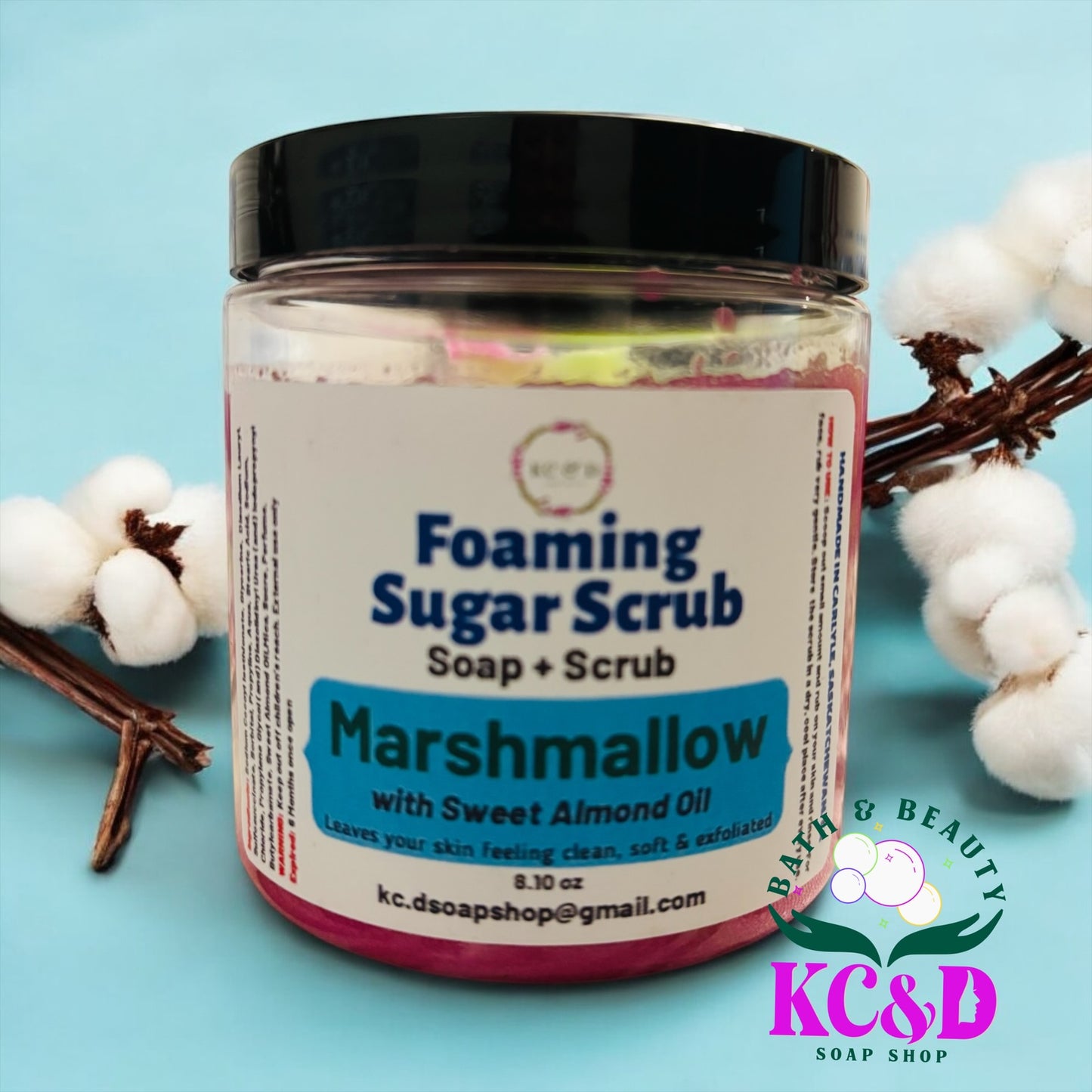 Foaming Sugar Scrubs: Marshmallow