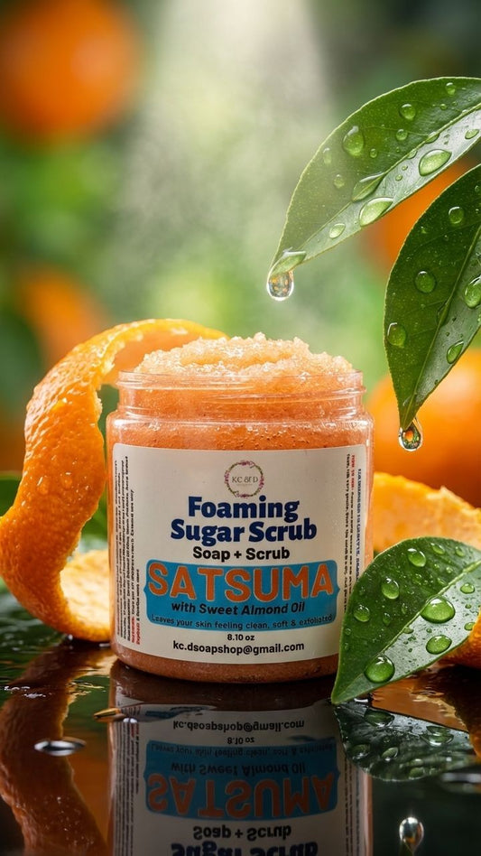 Foaming Sugar Scrubs: Satsuma