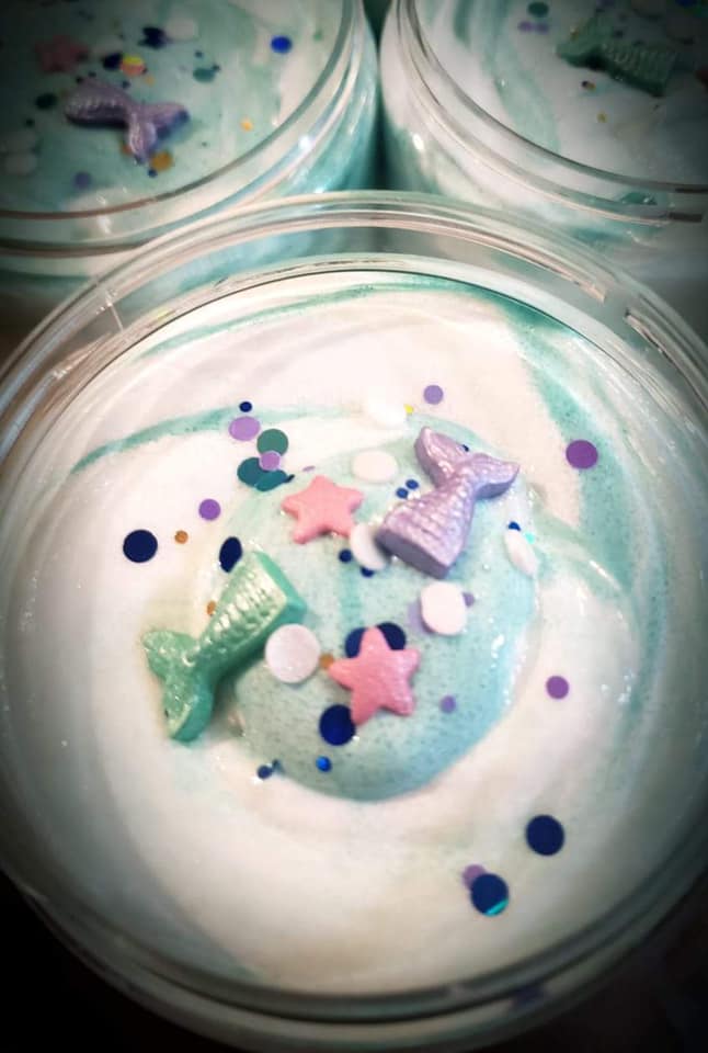 Foaming Sugar Scrubs: Mermaid