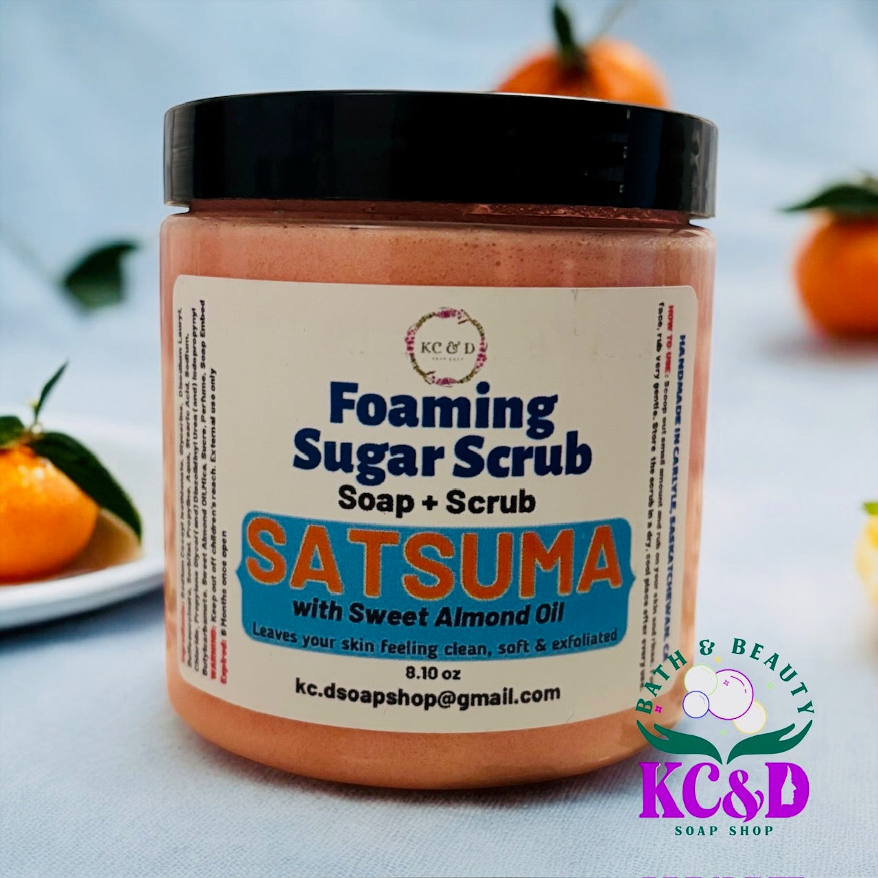 Foaming Sugar Scrubs: Satsuma