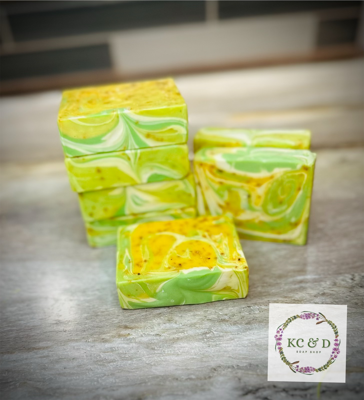 Goat Milk Soap: Lemon EO with Peel & Shea Butter