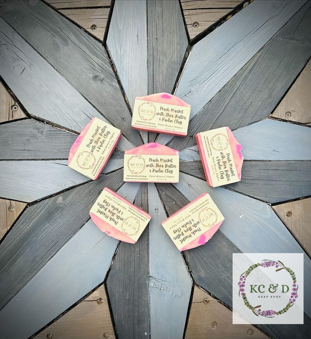 Goat Milk Soap: Market Peach with Shea Butter & Kaolin Clay