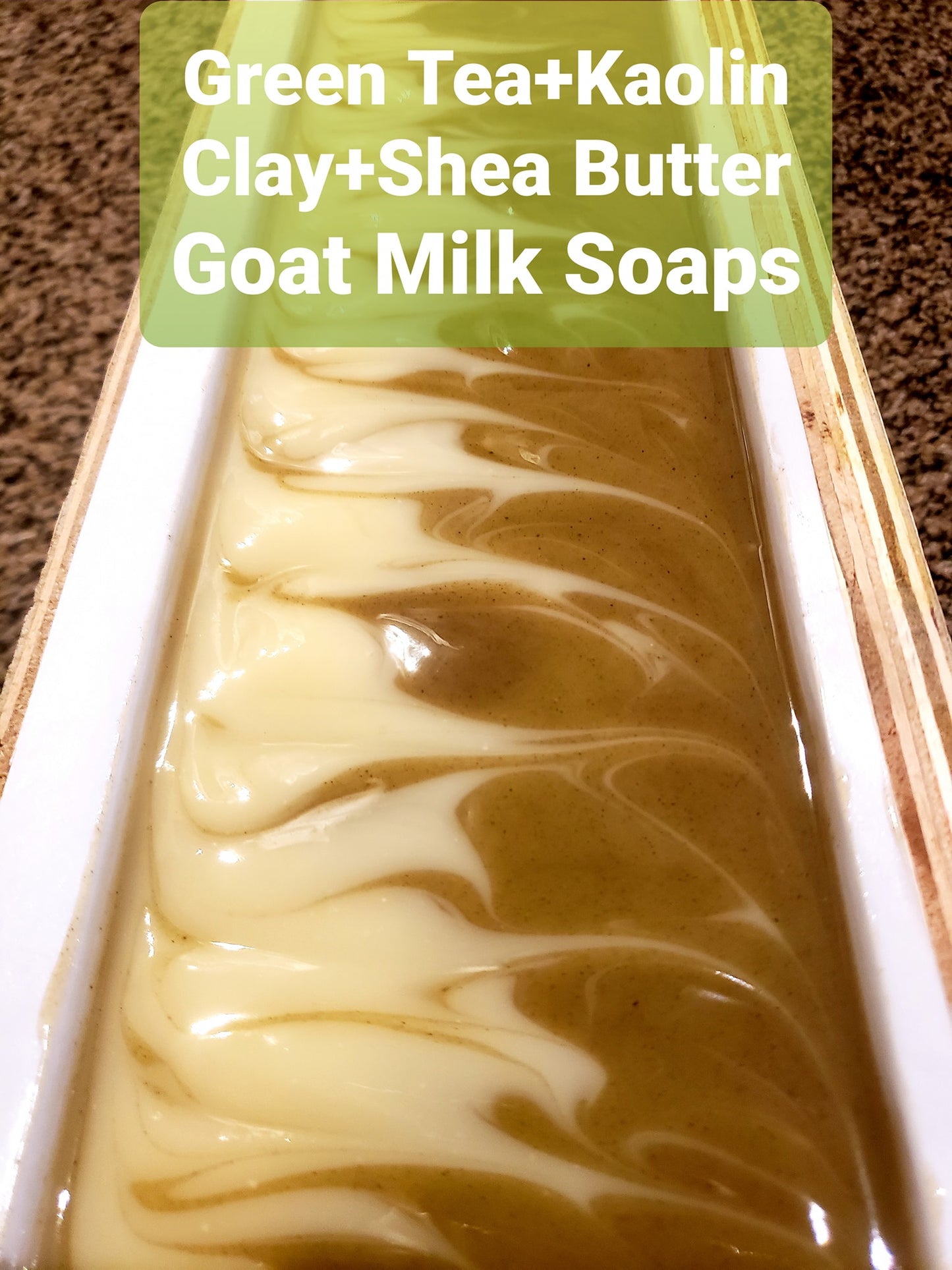 Goat Milk Soap: Green Tea with Shea Butter & Kaolin Clay