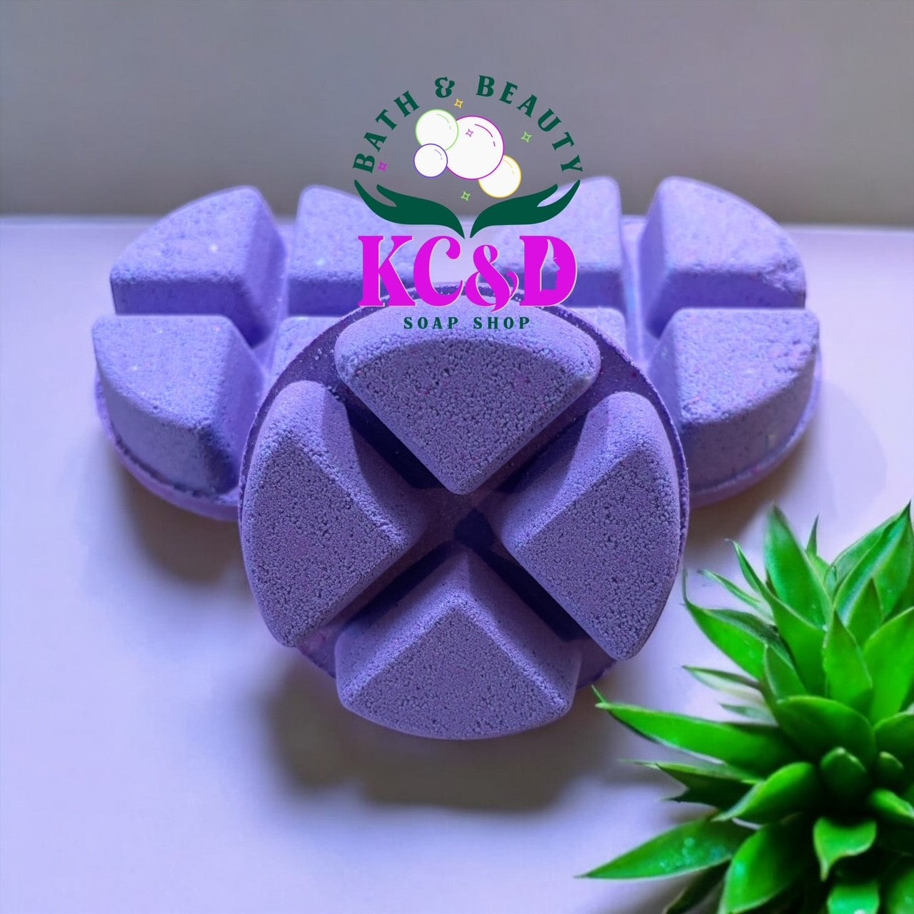 Menthol Shower Steamers with Lavender Essential Oil