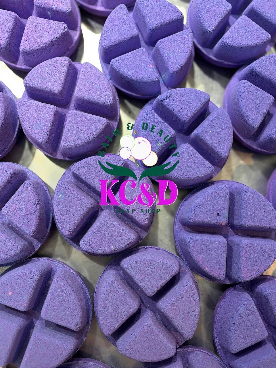 Menthol Shower Steamers with Lavender Essential Oil