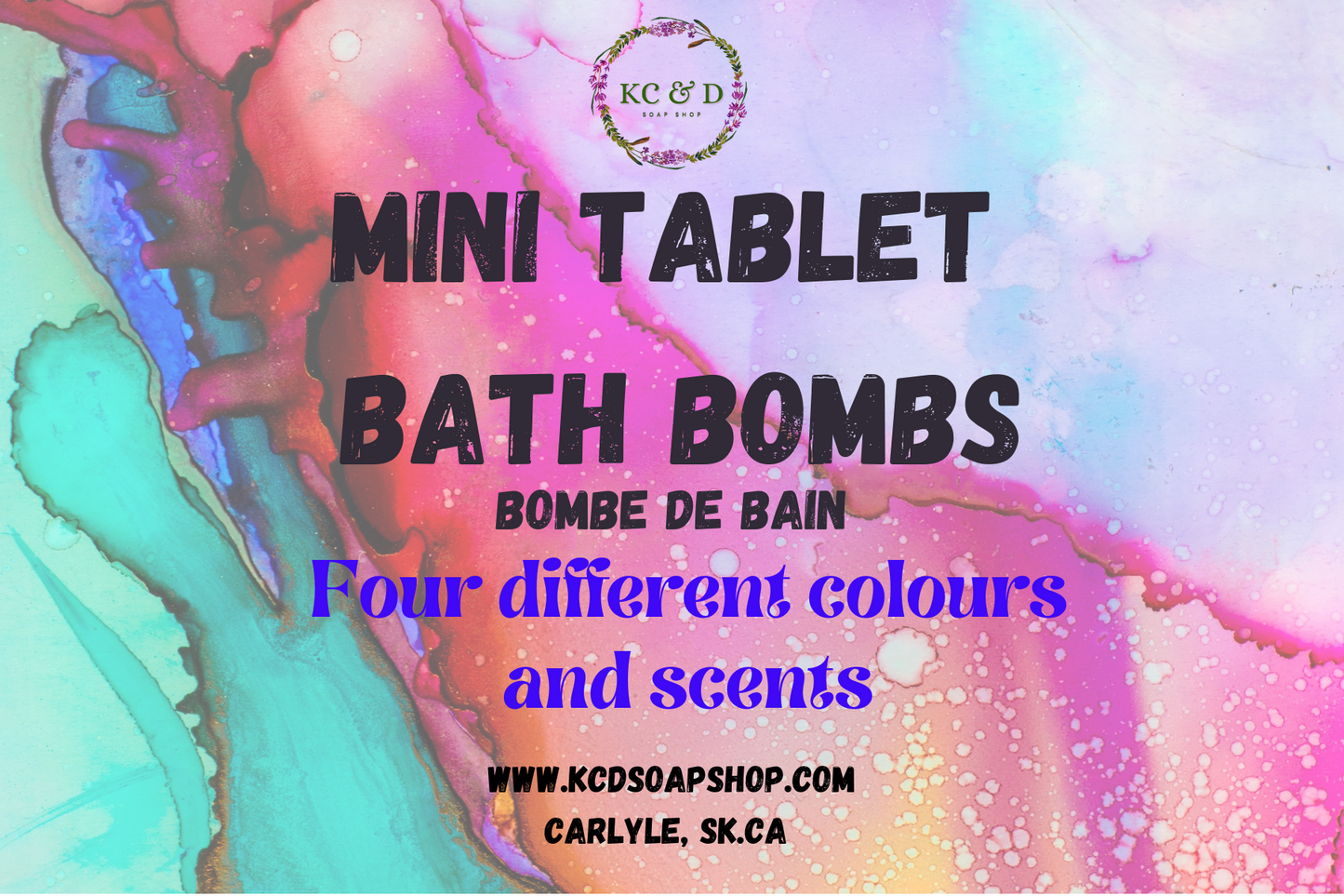 Mini Tablet Bath Bombs