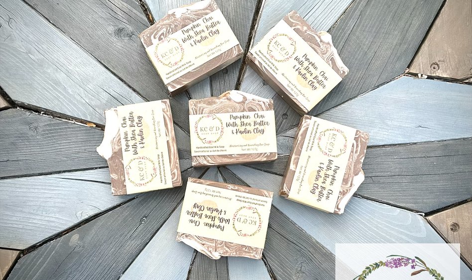 Goat Milk Soap: Pumpkin Chai with Shea Butter & Kaolin Clay