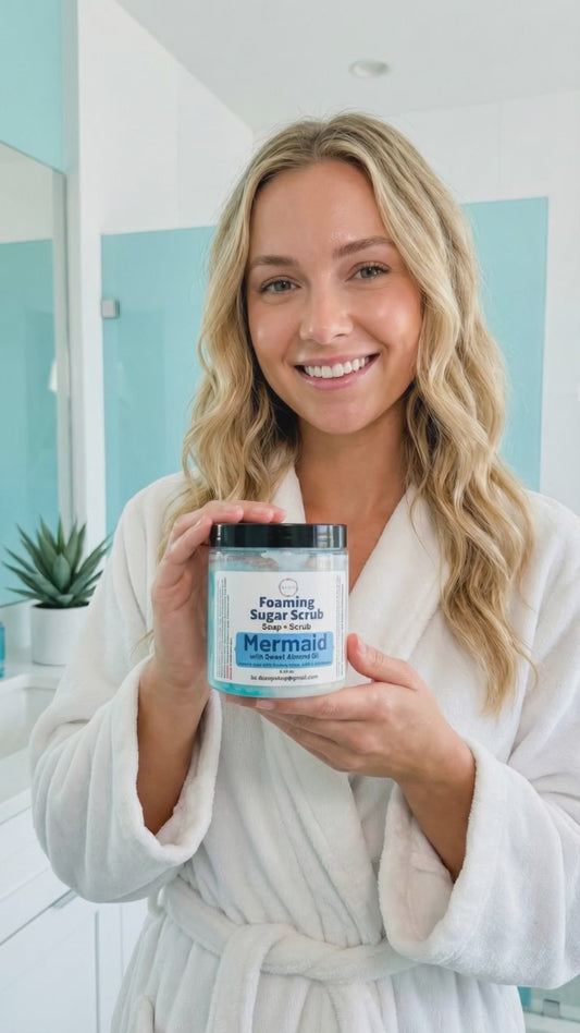 Foaming Sugar Scrubs: Mermaid